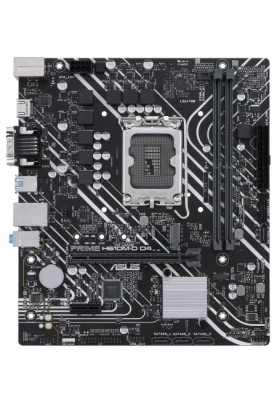 Мат.плата LGA1700, Asus PRIME H610M-D D4, H610, 2xDDR4, Int.Video(CPU), 4xSATA3, 1xM.2, 1xPCI-E 16x 4.0, 1xPCI-E 1x 3.0, ALC997, GLan, 3xUSB3.2/5xUSB2.0, VGA/HDMI, MicroATX