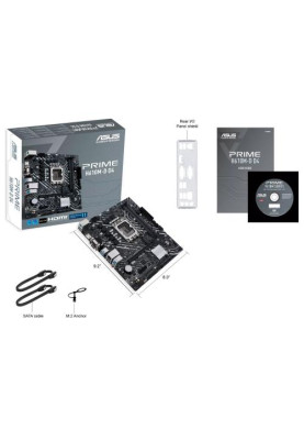Мат.плата LGA1700, Asus PRIME H610M-D D4, H610, 2xDDR4, Int.Video(CPU), 4xSATA3, 1xM.2, 1xPCI-E 16x 4.0, 1xPCI-E 1x 3.0, ALC997, GLan, 3xUSB3.2/5xUSB2.0, VGA/HDMI, MicroATX