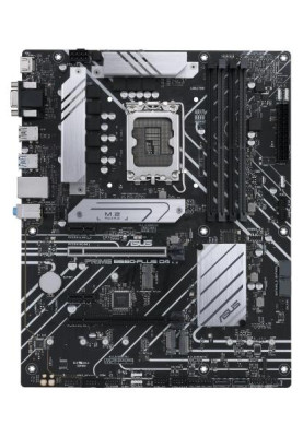 Мат.плата LGA1700, Asus PRIME B660-PLUS D4, B660, 4xDDR4, Int.Video(CPU), 4xSATA3, 3xM.2, 1xPCI-E 16x 4.0, 1xPCI-E 16x 3.0, 2xPCI-E 1x 3.0, 1xM.2 (Key E), ALC997, 2.5GLan, 9xUSB3.2/6xUSB2.0, VGA/HDMI/DP, ATX