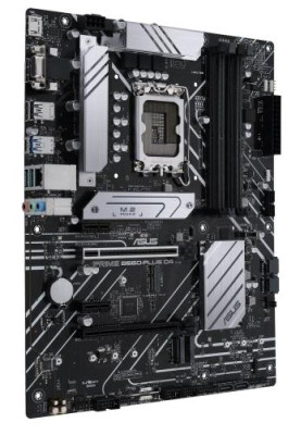 Мат.плата LGA1700, Asus PRIME B660-PLUS D4, B660, 4xDDR4, Int.Video(CPU), 4xSATA3, 3xM.2, 1xPCI-E 16x 4.0, 1xPCI-E 16x 3.0, 2xPCI-E 1x 3.0, 1xM.2 (Key E), ALC997, 2.5GLan, 9xUSB3.2/6xUSB2.0, VGA/HDMI/DP, ATX