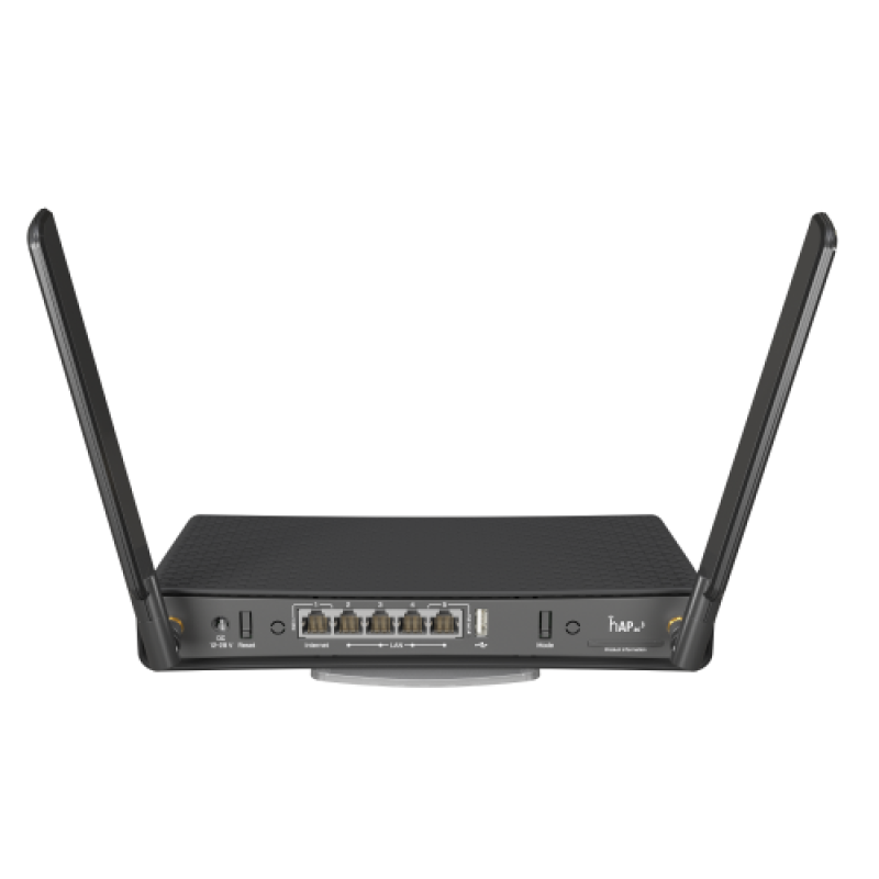 Роутер MikroTik hAP ac3 (RBD53iG-5HacD2HnD), 4 LAN 10/100/1000Mb