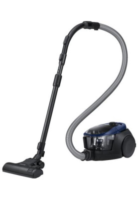 Пилосос Samsung VC07M3110VB/UK Blue, 650W, тип збирання суха, без мішка, пилозбірник 2L, фільтр HEPA, насадки для паркету, основна, щілинна