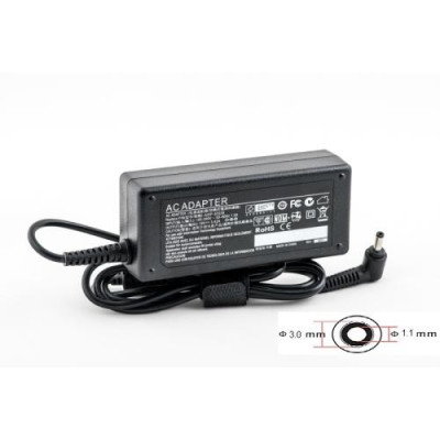Блок живлення PowerPlant для ноутбуків Acer 19V, 3.42A, 65W, 3.0x1.1 (AC65F3011)