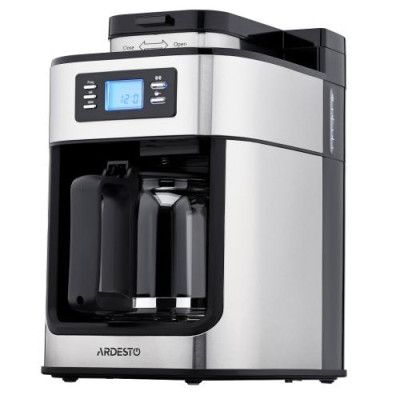 Кавоварка Ardesto YCM-D1200, 1050W, крапельна, 1.2 л, дисплей, вбуд. кавомолка