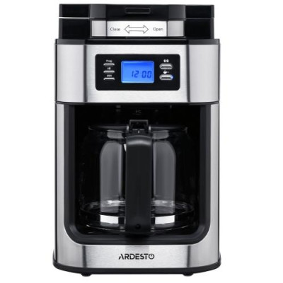 Кавоварка Ardesto YCM-D1200, 1050W, крапельна, 1.2 л, дисплей, вбуд. кавомолка Кавоварка Ardesto YCM-D1200, 1050W, крапельна, 1.2 л, дисплей, вбуд. кавомолка