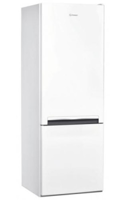 Холодильник Indesit LI6 S1E W, White, двокамерний, загальний корисний об'єм 272L, корисний об'єм 197L/75L, керування електронне, клас енергоспоживання А+, 158.8х59.5х65.5 см