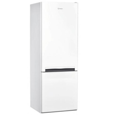 Холодильник Indesit LI6 S1E W, White, двокамерний, загальний корисний об'єм 272L, корисний об'єм 197L/75L, керування електронне, клас енергоспоживання А+, 158.8х59.5х65.5 см