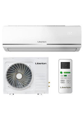Кондиціонер Liberton LAC-09XA White, спліт-система, компресор звичайний, площа приміщення до 30 кв.м, автоматичний, осушення, вентиляція, обігрів, охолодження, фреон R410A