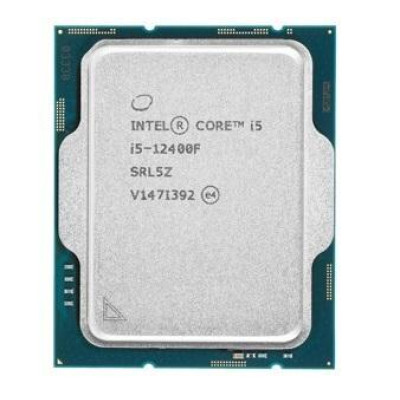 Процесор Intel Core i5 (LGA1700) i5-12400F, Tray, 6x2.5 GHz (Turbo Boost 4.4 GHz, 12 потоків), L3 18Mb Smart Cache, Alder Lake, 10 nm, TDP 65W (CM8071504553)