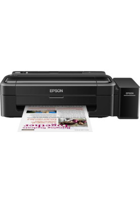 Принтер струменевий кольоровий A4 Epson L132, Black, 5760х1440 dpi, до 27/15 стор/хв, USB, вбудоване СНПЧ по 70 мл, чорнило 664 (C11CE58403)