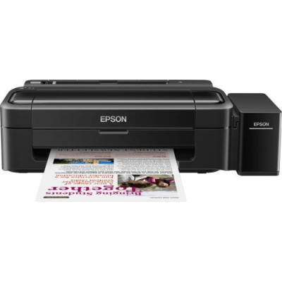 Принтер струменевий кольоровий A4 Epson L132, Black, 5760х1440 dpi, до 27/15 стор/хв, USB, вбудоване СНПЧ по 70 мл, чорнило 664 (C11CE58403)