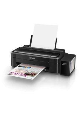 Принтер струменевий кольоровий A4 Epson L132, Black, 5760х1440 dpi, до 27/15 стор/хв, USB, вбудоване СНПЧ по 70 мл, чорнило 664 (C11CE58403)