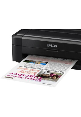 Принтер струменевий кольоровий A4 Epson L132, Black, 5760х1440 dpi, до 27/15 стор/хв, USB, вбудоване СНПЧ по 70 мл, чорнило 664 (C11CE58403)