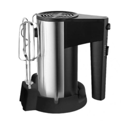 Міксер Eisen EHM-05B, Black/Silver, 450W, ручний, 5 швидкостей, турбо режим, винчики, гаки для замісу тесту