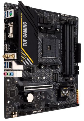 Мат.плата AM4 (A520) Asus TUF GAMING A520M-PLUS WIFI, A520, 4xDDR4, Int.Video(CPU), 4xSATA3, 1xM.2, 1xPCI-E 16x 3.0, 2xPCI-E 1x 3.0, ALC887, Realtek GLan, WiFi 5, Bluetooth 5.0, 6xUSB3.2/6xUSB2.0, VGA/HDMI/DP, MicroATX
