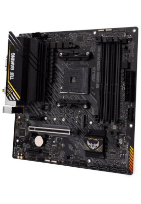 Мат.плата AM4 (A520) Asus TUF GAMING A520M-PLUS WIFI, A520, 4xDDR4, Int.Video(CPU), 4xSATA3, 1xM.2, 1xPCI-E 16x 3.0, 2xPCI-E 1x 3.0, ALC887, Realtek GLan, WiFi 5, Bluetooth 5.0, 6xUSB3.2/6xUSB2.0, VGA/HDMI/DP, MicroATX