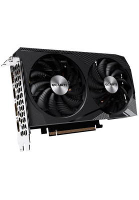Відеокарта GeForce RTX 3060, Gigabyte, WINDFORCE OC, 12Gb GDDR6, 192-bit, 2xHDMI/2xDP, 1792/15000 MHz, 8-pin (GV-N3060WF2OC-12GD)