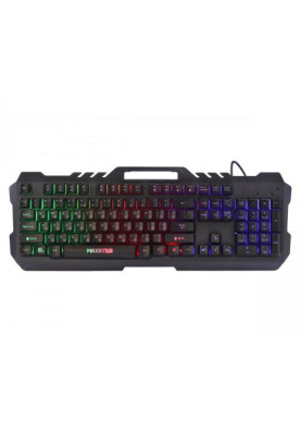 Клавіатура Maxxter KBG-UML-01-UA ігрова клавіатура, підсвічування, USB, Black, 19-keys Anti-Ghosting, метал