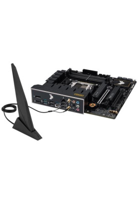 Материнська плата AM5 Asus TUF GAMING B650M-PLUS WIFI, B650, 4xDDR5, Int.Video (CPU), 4xSATA3, 2xM.2, 2xPCI-E 4.0 16x, 1xPCI-E 4.0 1x, Realtek 7.1, Realtek 2.5Gb, WiFi 6, Bluetooth 5.2, 6xUSB3.2/6xUSB2.0, HDMI/DP, MicroATX