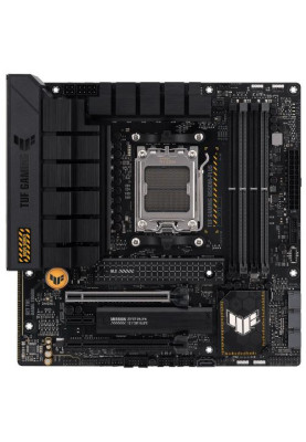 Материнська плата AM5 Asus TUF GAMING B650M-PLUS, B650, 4xDDR5, Int.Video (CPU), 4xSATA3, 2xM.2, 2xPCI-E 4.0 16x, 1xPCI-E 4.0 1x, Realtek 7.1, Realtek 2.5Gb, 6xUSB3.2/6xUSB2.0, HDMI/DP, MicroATX