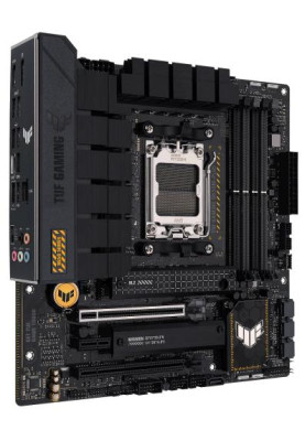Материнська плата AM5 Asus TUF GAMING B650M-PLUS, B650, 4xDDR5, Int.Video (CPU), 4xSATA3, 2xM.2, 2xPCI-E 4.0 16x, 1xPCI-E 4.0 1x, Realtek 7.1, Realtek 2.5Gb, 6xUSB3.2/6xUSB2.0, HDMI/DP, MicroATX