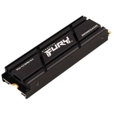 Твердотільний накопичувач SSD 1Tb, Kingston FURY Renegade, PCI-E 4.0 x4, M.2 2280, 3D TLC, 7300/6000 МБ/с, з радіатором (SFYRSK/1000G)