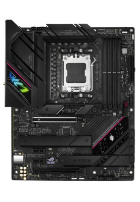 Материнська плата AM5 Asus ROG STRIX B650E-F GAMING WIFI, B650, 4xDDR5, Int.Video (CPU), 4xSATA3, 3xM.2, 1xPCI-E 5.0 16x, 1xPCI-E 4.0 16x, 2xPCI-E 4.0 1x, ALC4080, Intel 2.5Gb, WiFi 6, Bluetooth 5.2, 10xUSB3.2/6xUSB2.0, HDMI/DP, ATX