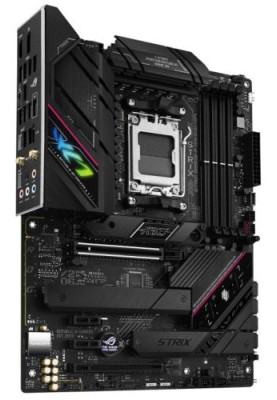 Материнська плата AM5 Asus ROG STRIX B650E-F GAMING WIFI, B650, 4xDDR5, Int.Video (CPU), 4xSATA3, 3xM.2, 1xPCI-E 5.0 16x, 1xPCI-E 4.0 16x, 2xPCI-E 4.0 1x, ALC4080, Intel 2.5Gb, WiFi 6, Bluetooth 5.2, 10xUSB3.2/6xUSB2.0, HDMI/DP, ATX