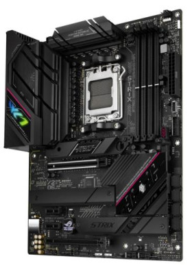 Материнська плата AM5 Asus ROG STRIX B650E-F GAMING WIFI, B650, 4xDDR5, Int.Video (CPU), 4xSATA3, 3xM.2, 1xPCI-E 5.0 16x, 1xPCI-E 4.0 16x, 2xPCI-E 4.0 1x, ALC4080, Intel 2.5Gb, WiFi 6, Bluetooth 5.2, 10xUSB3.2/6xUSB2.0, HDMI/DP, ATX