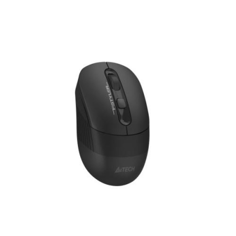 Миша A4Tech Fstyler FB10CS, Stone Black, USB, бездротова, оптична, BT+RF (Combo), 1200/1600/2000/2400 dpi, 125 Hz, 4 кнопки, вбудований Li акумулятор