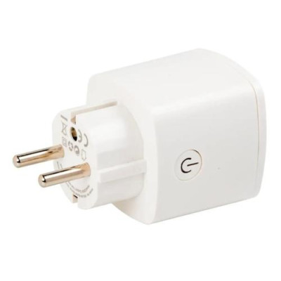 Розумна розетка Hikvision DS-PSP1-WE, White, 220V, 868 мГц 1600 м LED статус -10 ° C - 55 ° C