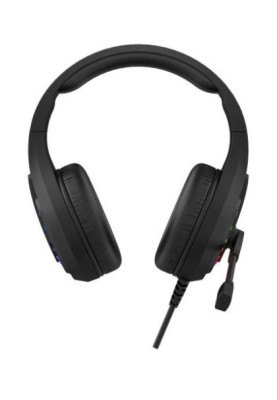 Навушники Bloody G230 Black, игрові з мікрофоном, Neon LED, USB, накладні, кабель 2.0 м