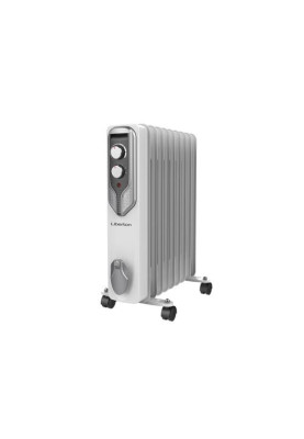 Обігрівач масляний Liberton LOH-2604 Grey, 2000 Вт, 9 секцій, режими роботи: 800/1200/2000 Вт, терморегулятор, захист від перегріву, 40.5х24х54.7 см