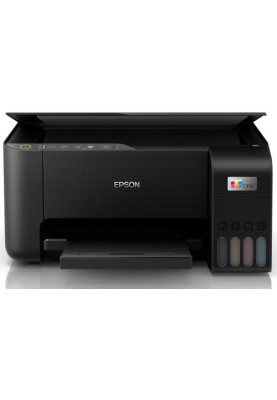 БФП струменевий кольоровий A4 Epson L3250, Black, WiFi, 5760х1440 dpi, до 33/15 стор/хв, USB, вбудоване СБПЧ, чорнило Epson 103 (C11CJ67412)