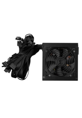 Блок живлення 650 Вт, 2E Master Power, Black, ATX, 80 Plus, Active PFC, 120 мм, 3xMolex / 5xSATA / 2xPCI-E 6+2-pin / 1xMB 20+4-pin / 1xCPU 4+4-pin, захист OVP/SCP/OPP/OCP (2E-MP650-120APFC)