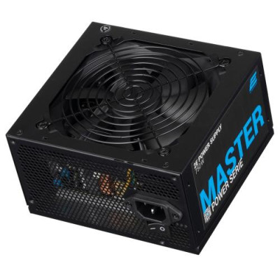 Блок живлення 750 Вт, 2E Master Power, Black, ATX, 80 Plus, Active PFC, 120 мм, 3xMolex / 5xSATA / 4xPCI-E 6+2-pin / 1xMB 20+4-pin / 1xCPU 4+4-pin, захист OVP/SCP/OPP/OCP (2E-MP750-120APFC)
