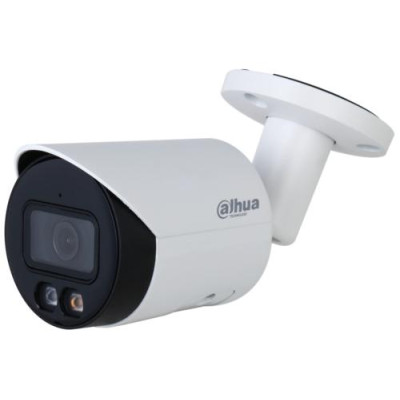 IP камера Dahua DH-IPC-HFW2449S-S-IL (2.8 мм), 4 Мп, 1/2.9" CMOS, H.265/H.264, 2688x1520, день/ніч, ІЧ+LED підсвічування до 30 м, RJ-45, Micro SD, IP67 , мікрофон, PoE, 166.2х70х70 мм