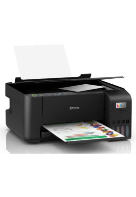 БФП струменевий кольоровий A4 Epson L3251, Black, WiFi, 5760х1440 dpi, до 33/15 стор/хв, USB, вбудоване СБПЧ, чорнило Epson 103 (C11CJ67413)