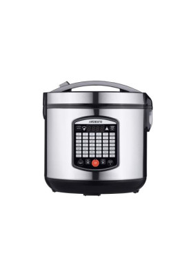 Мультиварка Ardesto MC-X42X, Gray, 860W, об'єм чаші 4 л, 42 програм, LED-дисплей, сенсорне керування, антипригарне керамічне покриття чаші, програма Твій рецепт, автопідігрів, відкладений старт