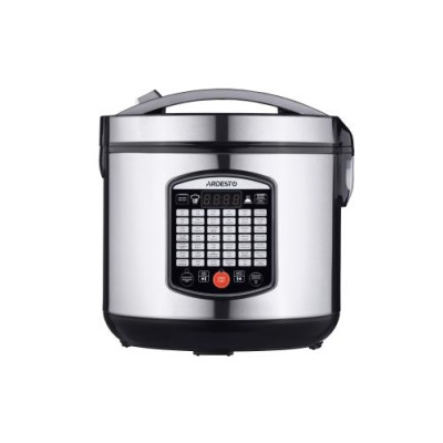 Мультиварка Ardesto MC-X42X, Gray, 860W, об'єм чаші 4 л, 42 програм, LED-дисплей, сенсорне керування, антипригарне керамічне покриття чаші, програма Твій рецепт, автопідігрів, відкладений старт