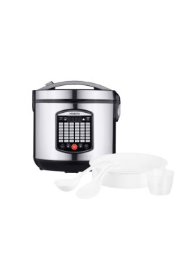 Мультиварка Ardesto MC-X42X, Gray, 860W, об'єм чаші 4 л, 42 програм, LED-дисплей, сенсорне керування, антипригарне керамічне покриття чаші, програма Твій рецепт, автопідігрів, відкладений старт