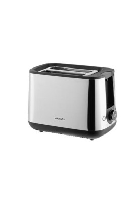 Тостер Ardesto T-K200, Steel, 800W, 2 тости, 2 відділення, 7 режимів підсмажування, нержавіюча сталь