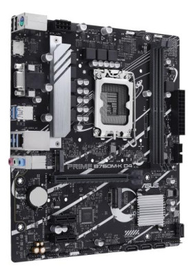 Материнська плата LGA1700, Asus PRIME B760M-K D4, B760, 2xDDR4, Int.Video(CPU), 4xSATA3, 2xM.2, 1xPCI-E 16x 4.0, 2xPCI-E 1x 4.0, Realtek 7.1, Realtek 2.5Gb, 5xUSB3.2/4xUSB2.0, VGA/HDMI, MicroATX