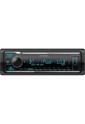 Автомагнітола Kenwood KMM-BT309 Bluetooth, USB, 1 Din, підсвічування Red