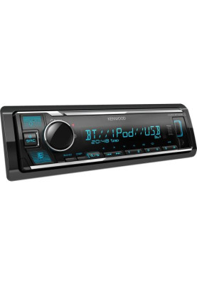 Автомагнітола Kenwood KMM-BT309 Bluetooth, USB, 1 Din, підсвічування Red
