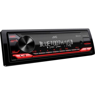 Автомагнітола JVC KD-X282BT USB, Bluetooth, 1 Din, підсвічування Red Автомагнітола JVC KD-X282BT USB, Bluetooth, 1 Din, підсвічування Red