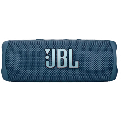 Колонка портативна 2.0 JBL Flip 6, Blue, 30 Bт, Bluetooth, живлення від акумулятора, 4800 mAh, IPX7 водонепроникна (JBLFLIP6BLU)
