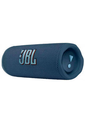 Колонка портативна 2.0 JBL Flip 6, Blue, 30 Bт, Bluetooth, живлення від акумулятора, 4800 mAh, IPX7 водонепроникна (JBLFLIP6BLU)