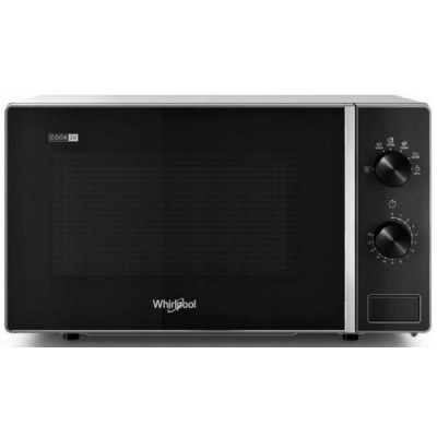 Мікрохвильова піч Whirlpool MWP 101 SB, Black, 700W, 20 л, 6 рівнів потужності, керування поворотні перемикачі, діаметр поворотного столу 24.5 см