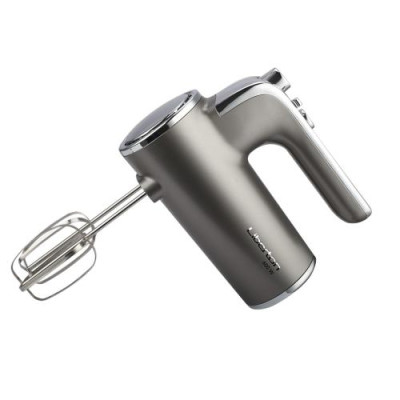 Міксер Liberton LHM-2807, Gray, 600W, ручний, 5 швидкостей, вінчики, гаки для замісу тіста